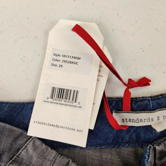 Standards & Practices Soft Tencel Casual Pants Grey Gray  Size 29 New - Picture 4 of 9